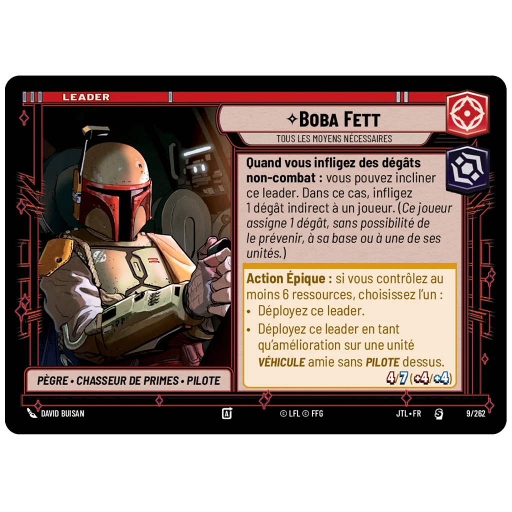 Star Wars Unlimited : Passage en Vitesse Lumière - Deck de Démarrage : Boba Fett – Image 2