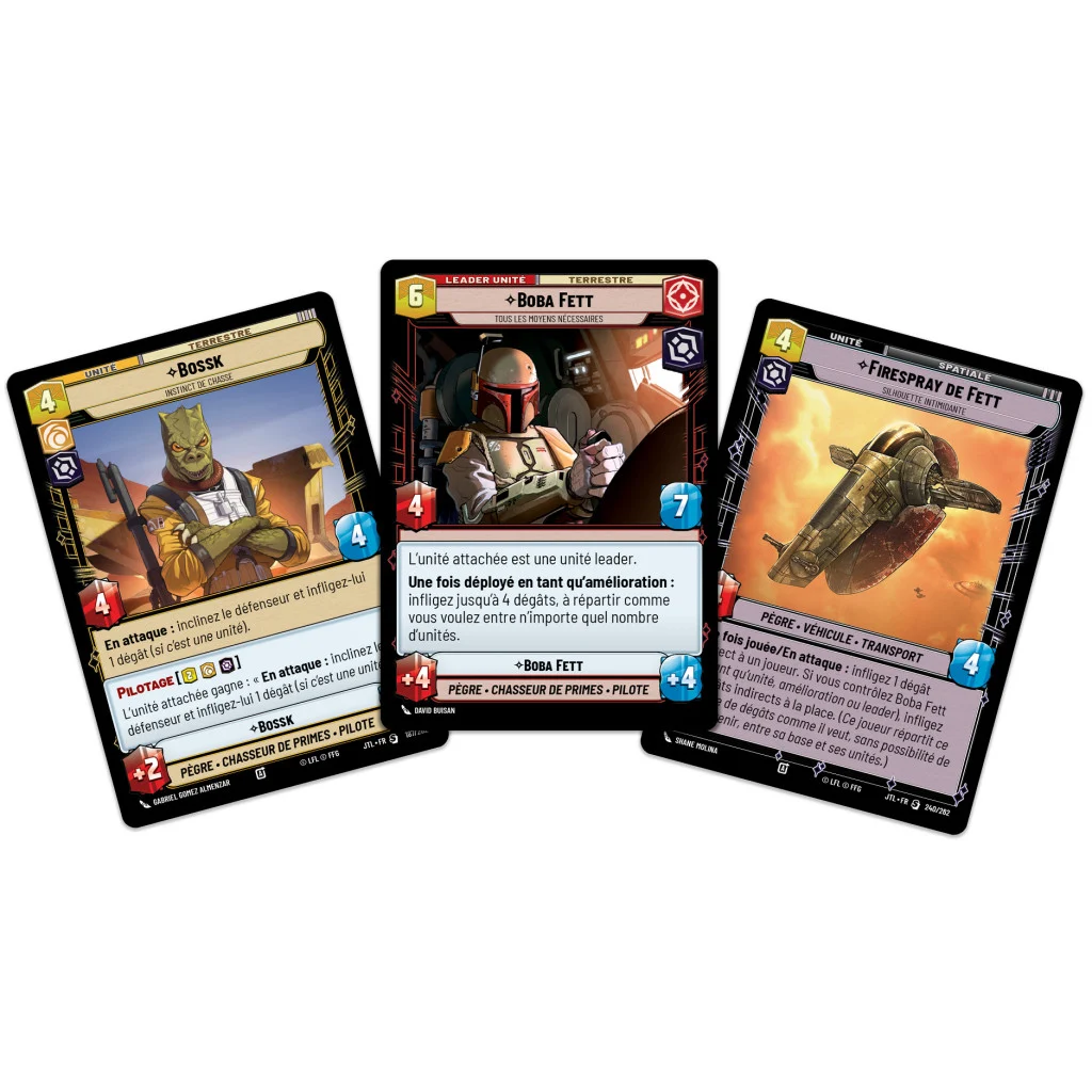 Star Wars Unlimited : Passage en Vitesse Lumière - Deck de Démarrage : Boba Fett – Image 3